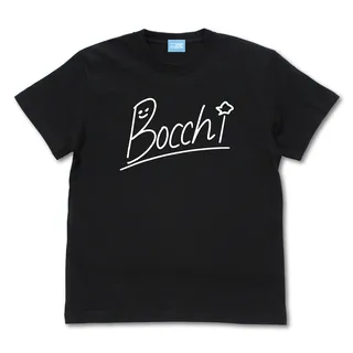 ぼっちちゃんのサイン Tシャツ／BLACK