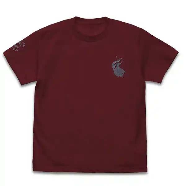 アヴェンジャー/ジャンヌ・ダルク〔オルタ〕ワンポイント刺繍Tシャツ/BURGUNDY