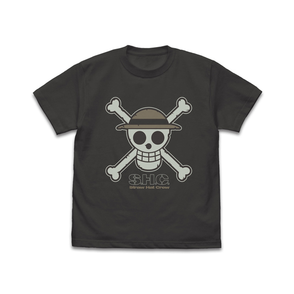 麦わらのドクロ 蓄光Tシャツ