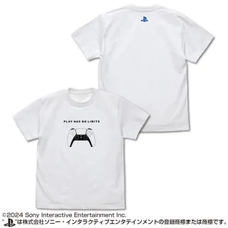 Tシャツ for PlayStation 5 DualSenseワイヤレスコントローラー／WHITE