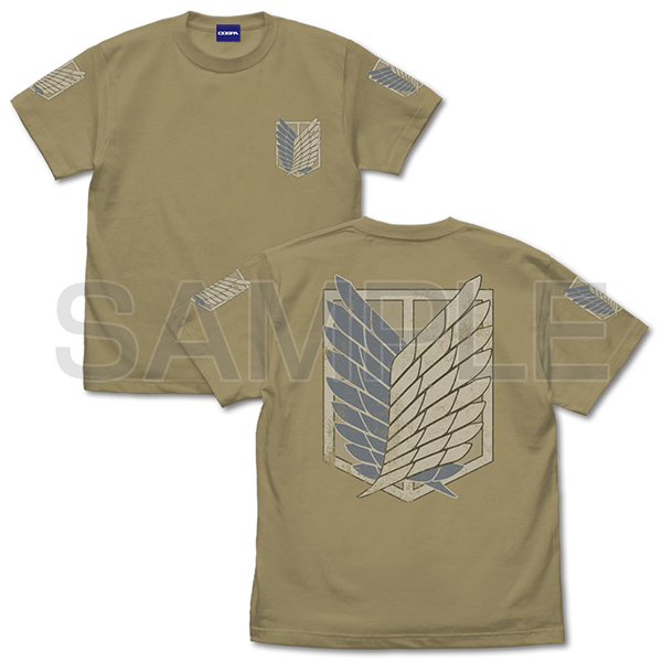 調査兵団 TシャツVer2.0/SAND KHAKI