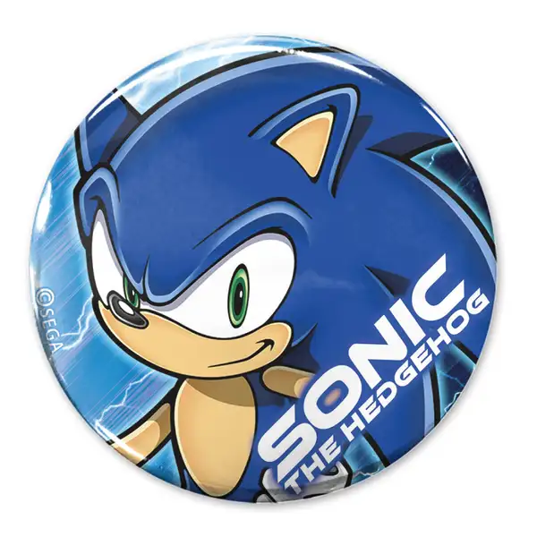 音速のハリネズミ ソニック 65mm缶バッジ