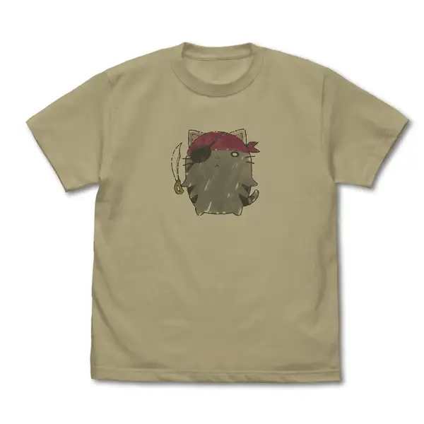 TVアニメ『Summer Pockets』ひげ猫団 Tシャツ/SAND KHAKI