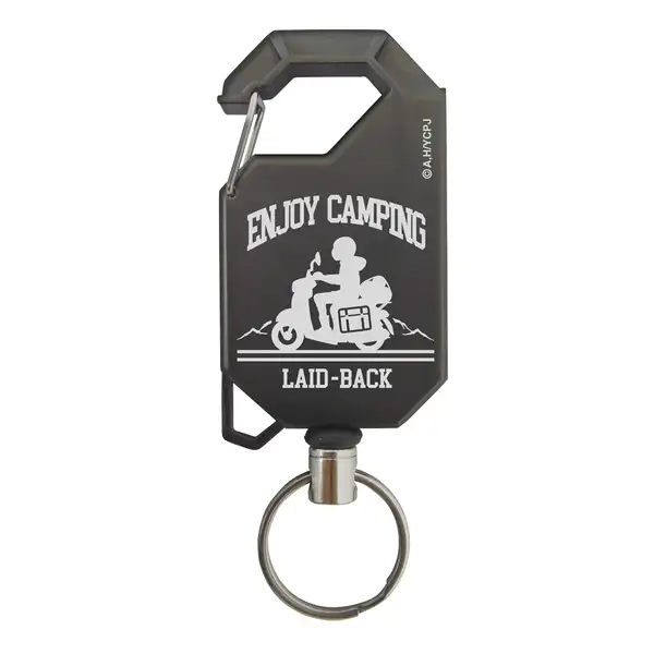 シルエットバイク志摩リン リールキーホルダー