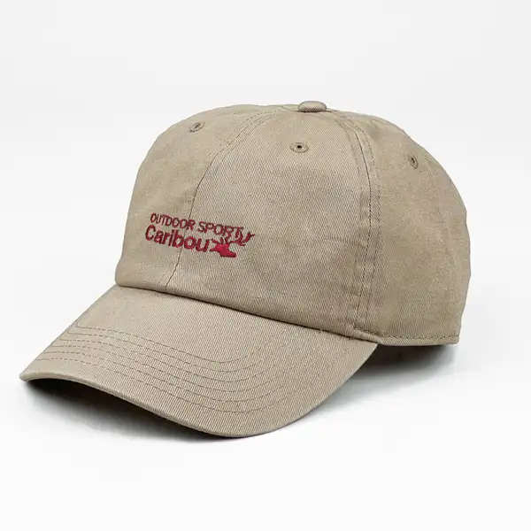 カリブー 刺繍ローキャップ