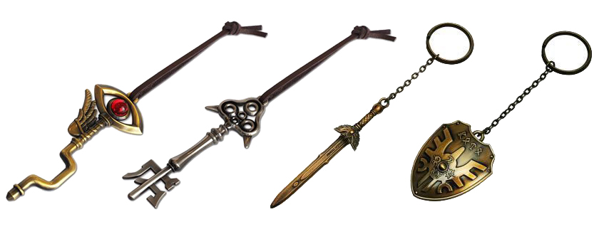 ドラゴンクエスト ロトの剣、盾 キーホルダー ロトの盾 ネックレス