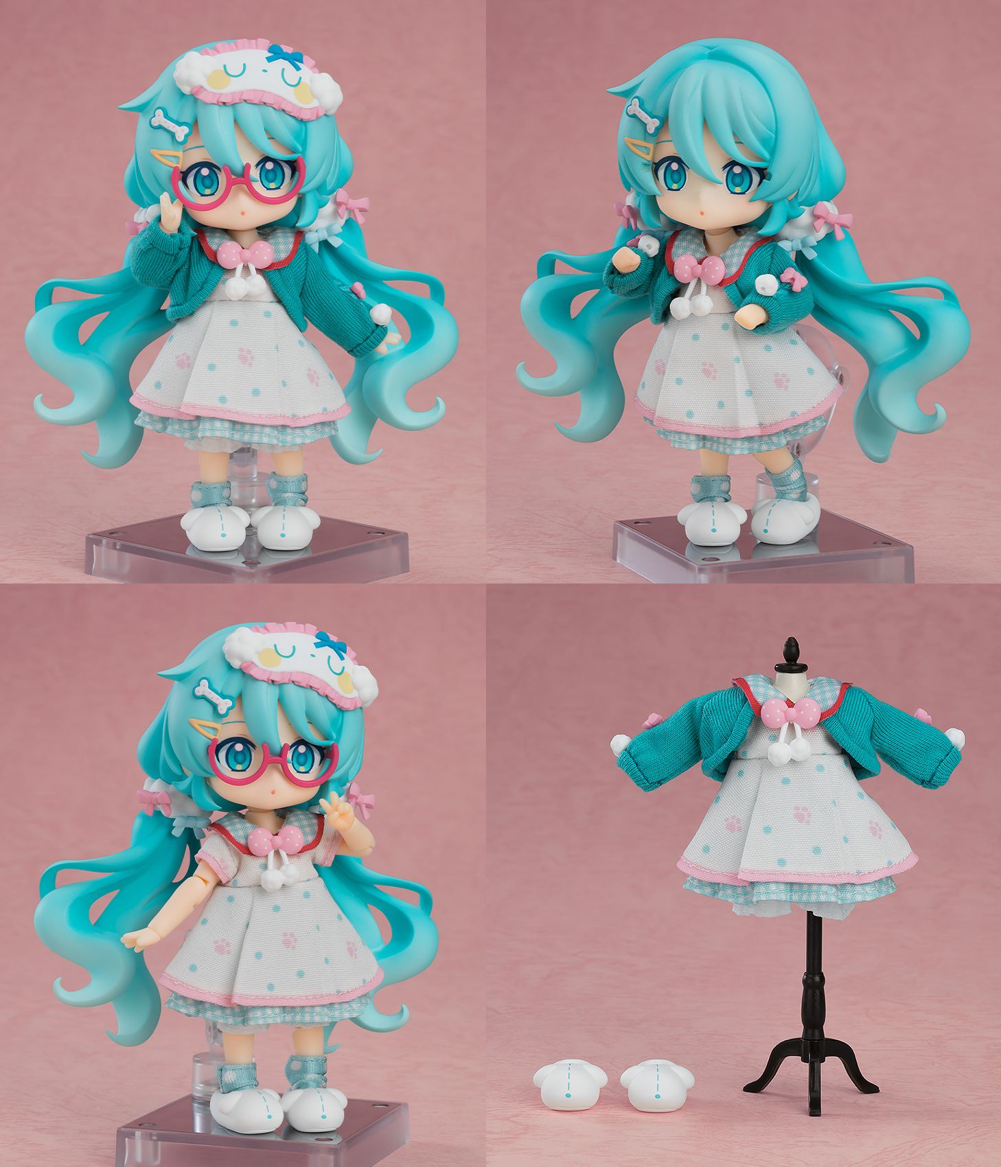 [予約開始]『初音ミク』まったりくつろぐ♪おうちコーデ姿の「初音ミク」がねんどろいどどーる、おようふくセットが登場！[グッドスマイルカンパニー]