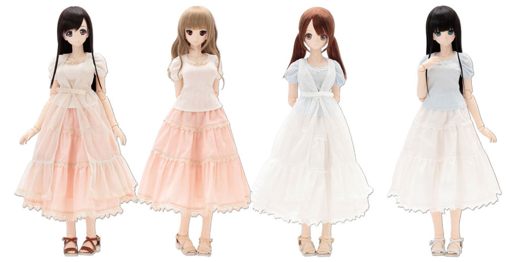 [予約開始]『AZONE』48/50cmドール用ミニコスチュームからドレスセットとクロスストラップサンダルが登場！[アゾン]