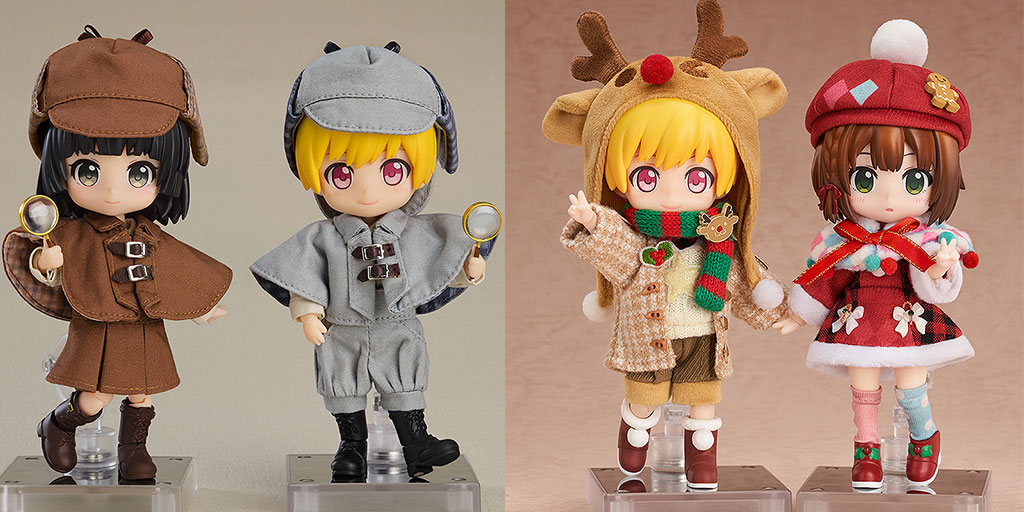 [予約開始]『ねんどろいどどーる』「2022クリスマス」「探偵」のおようふくセットが登場！[グッドスマイルカンパニー]