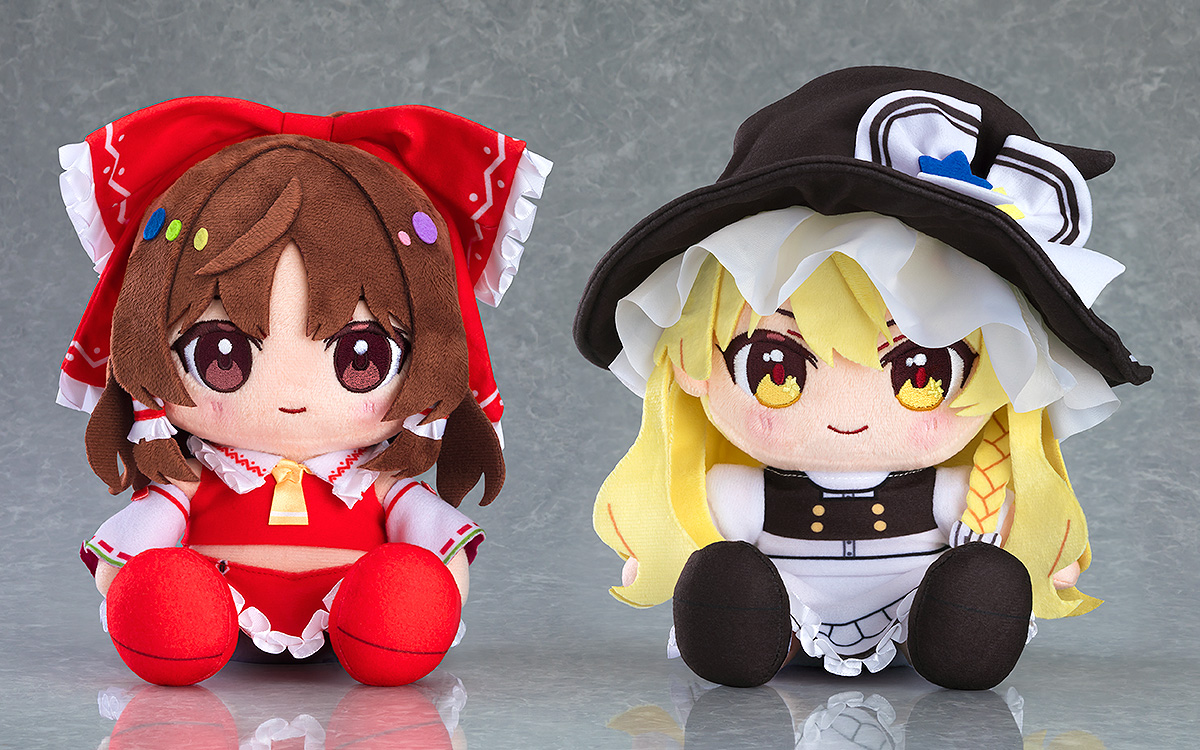 [予約開始]『東方LostWord』ちょこぷに ぬいぐるみ「霊夢」「魔理沙」が登場！[グッドスマイルカンパニー]