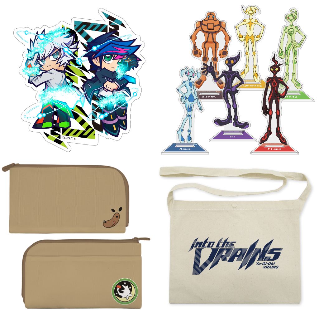 [予約開始]『遊☆戯☆王VRAINS』B2タペストリー、100cmタペストリー、サコッシュ、マスク、抗菌マスクポーチ、アクリルスタンド、アクリルマルチキーホルダー、耐水ステッカーが登場！[コスパ]