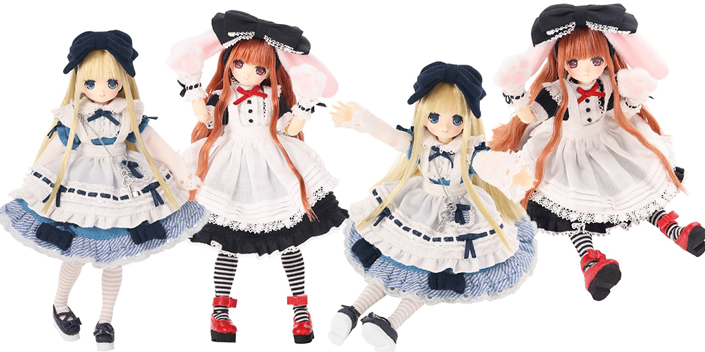 [予約開始]『えっくす☆きゅーと』 2009年発売の「Classic Alice Koron（ころん）」、2011年発売の「Classic Alice Tick Tock Rabbit HIMENO（ひめの）」がピコえっくす☆きゅーとになって登場！[アゾン]