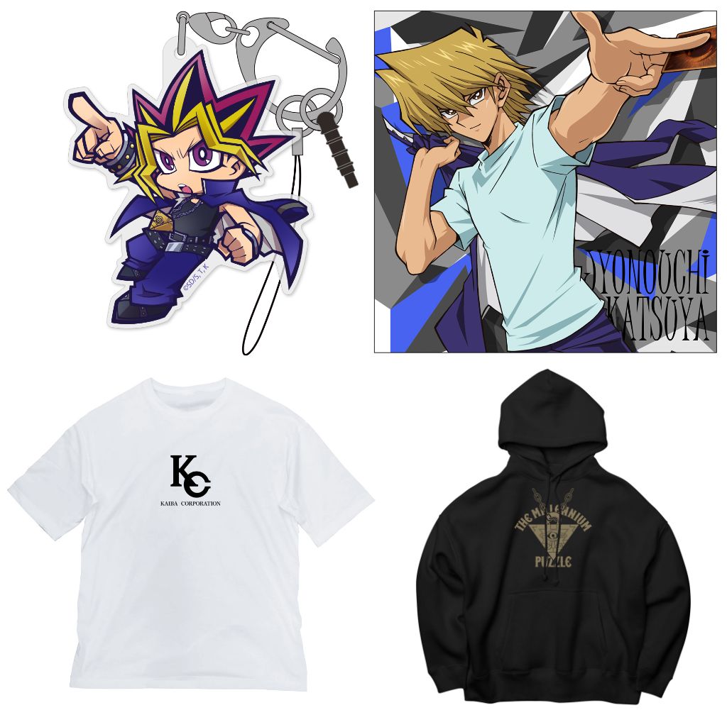 [予約開始]『遊☆戯☆王デュエルモンスターズ』クッションカバー、Tシャツ、ビッグシルエットパーカー、ビッグシルエットTシャツ、マスク、抗菌マスクポーチ、アクリルマルチキーホルダー、耐水ステッカーが登場！[コスパ]