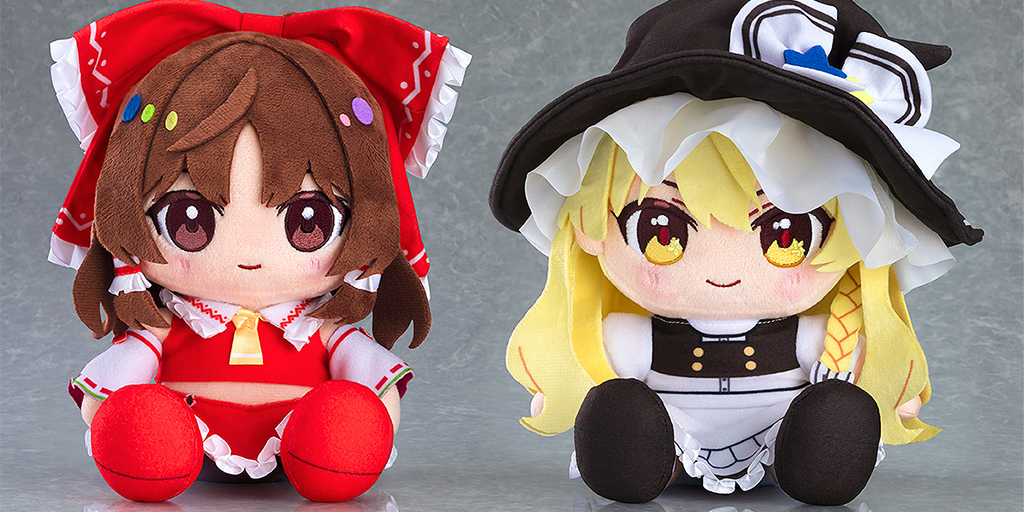 [予約開始]『東方LostWord』ちょこぷに ぬいぐるみ「霊夢」「魔理沙」が登場！[グッドスマイルカンパニー]