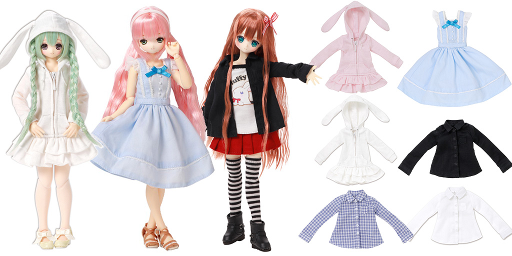 予約開始 Azone 1 6サイズドール用ミニコスチュームから 夏の少女ワンピース Angelic Sighママのシャツ うさみみフードワンピース などが登場 アゾン キャラクターグッズ販売のジーストア ドット コム