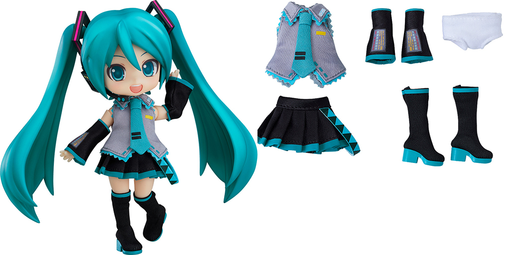 [予約開始]『初音ミク』初音ミクがねんどろいどどーるで登場！更におようふくセットも登場！[グッドスマイルカンパニー]