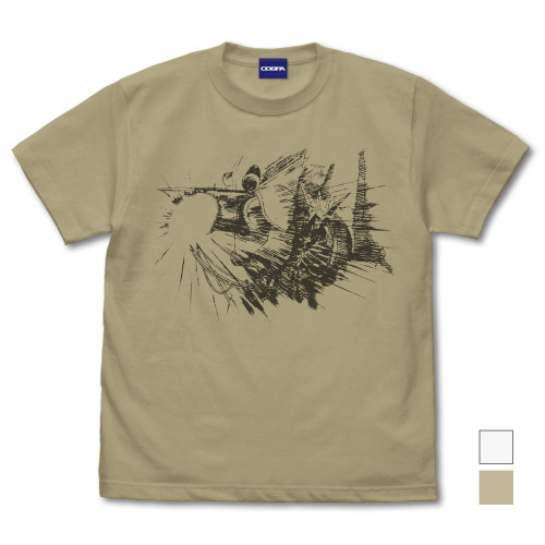 ガンバスター Tシャツ 縮退炉Ver. SAND KHAKI