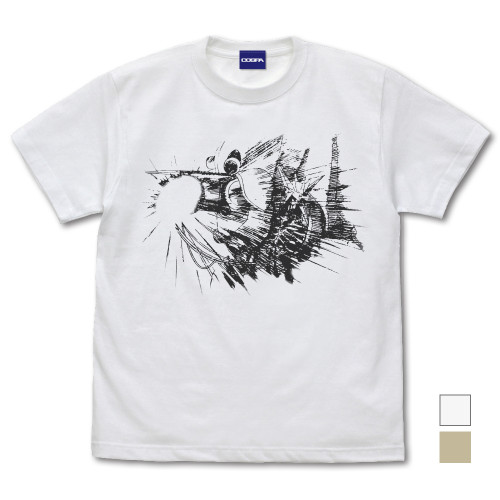 ガンバスター Tシャツ 縮退炉Ver. WHITE