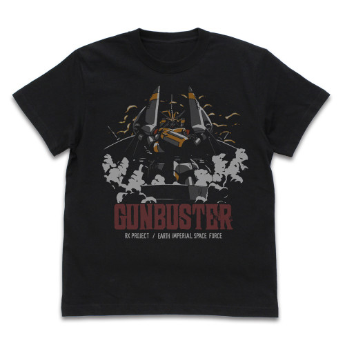 発進！ガンバスターTシャツ BLACK