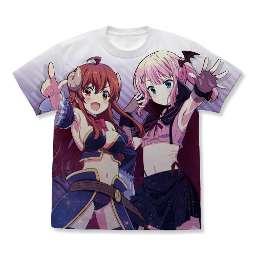 シャドウミストレス優子＆ダークネスピーチ フルグラフィックTシャツ