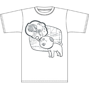 考える犬 Tシャツ 殴るぞ 二次元キャラクターグッズ製作販売の二次元コスパ Nijigencospa Cospa Inc