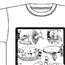 吉田戦車/伝染るんです/しいたけ Tシャツ