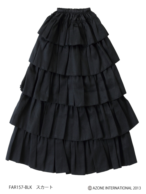 FAR157【48/50cmドール用】BlackRavenClothing ロゼ ノワール ドレス 