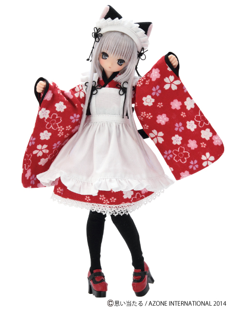 POC312【1/6サイズドール用】PNSねこミミ和装メイドset ～撫子桜～ [Pureneemo Original Costume] |  キャラクターグッズ販売のジーストア｜GEE!STORE