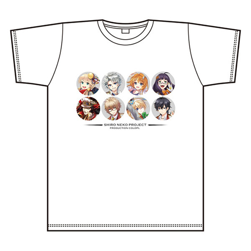 白猫プロジェクト 茶熊Tシャツ（ホワイト） [白猫プロジェクト