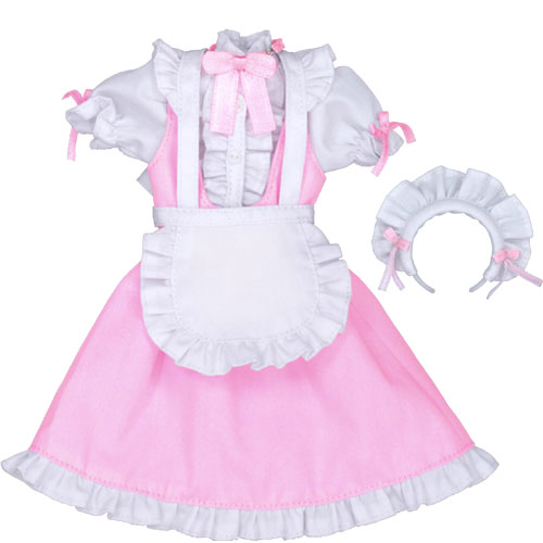 Awk012 Pnk ドール用 メイド風衣装set ピンク アゾンドールコレクション Works キャラクター グッズ販売のジーストア Gee Store