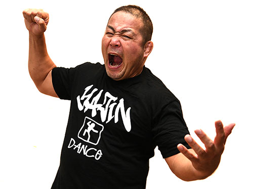 中西学「YAJIN DANCE」Tシャツ（ブラック×ホワイト） [新日本