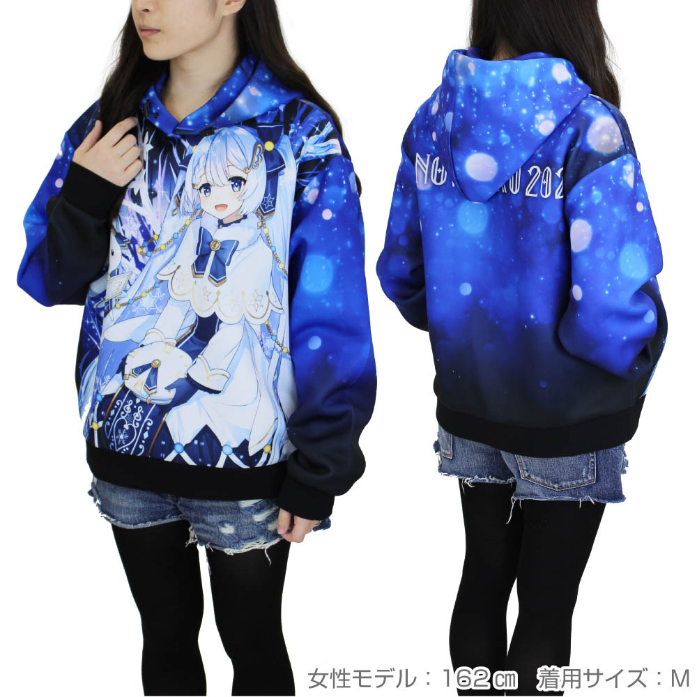 ☆限定☆SNOW MIKU 2021 フルグラフィックプルオーバーパーカー