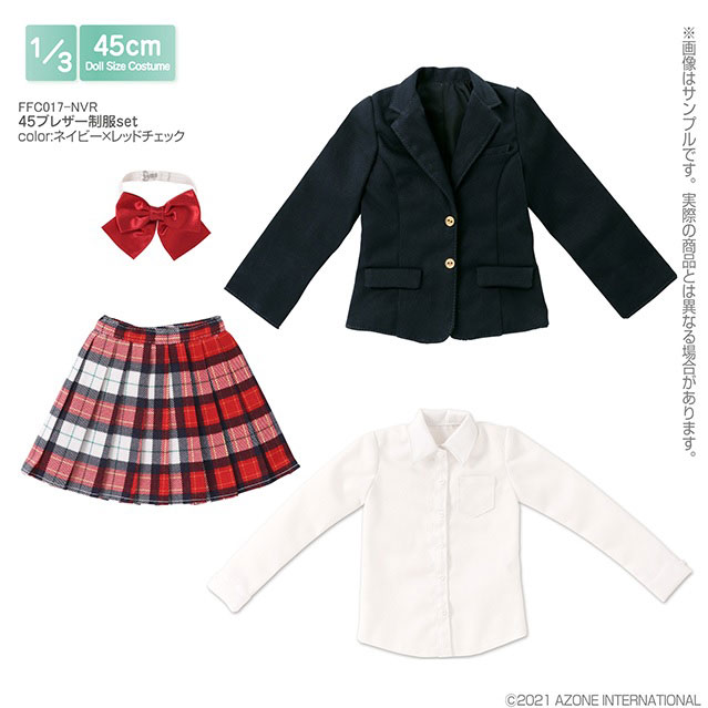 FFC017【45～50cmドール用】45ブレザー制服set [50 Collection 