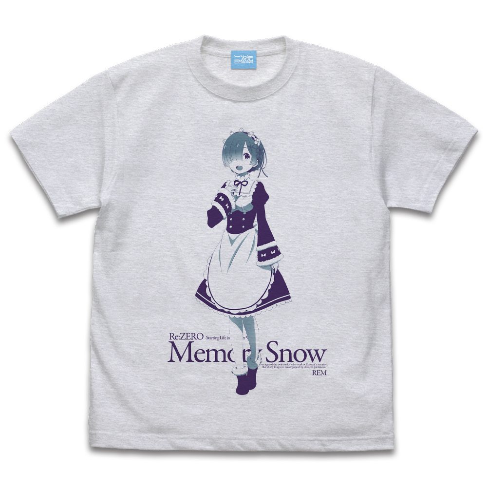 レム Tシャツ Memory Snow Ver. [Re:ゼロから始める異世界生活] | 二 ...