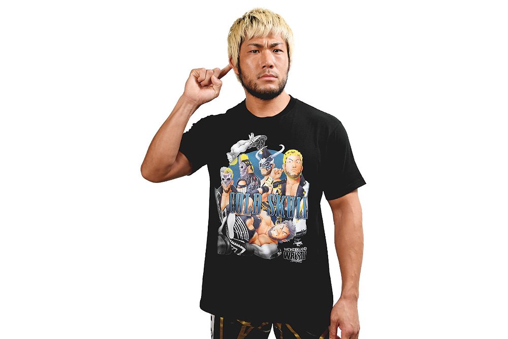 SANADA イラスト Tシャツ [新日本プロレスリング] | キャラクター