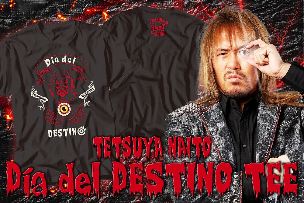 内藤哲也「Día del DESTINO」Tシャツ [新日本プロレスリング