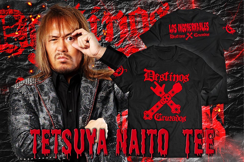 内藤哲也「Destinos Cruzados」Tシャツ [新日本プロレスリング ...