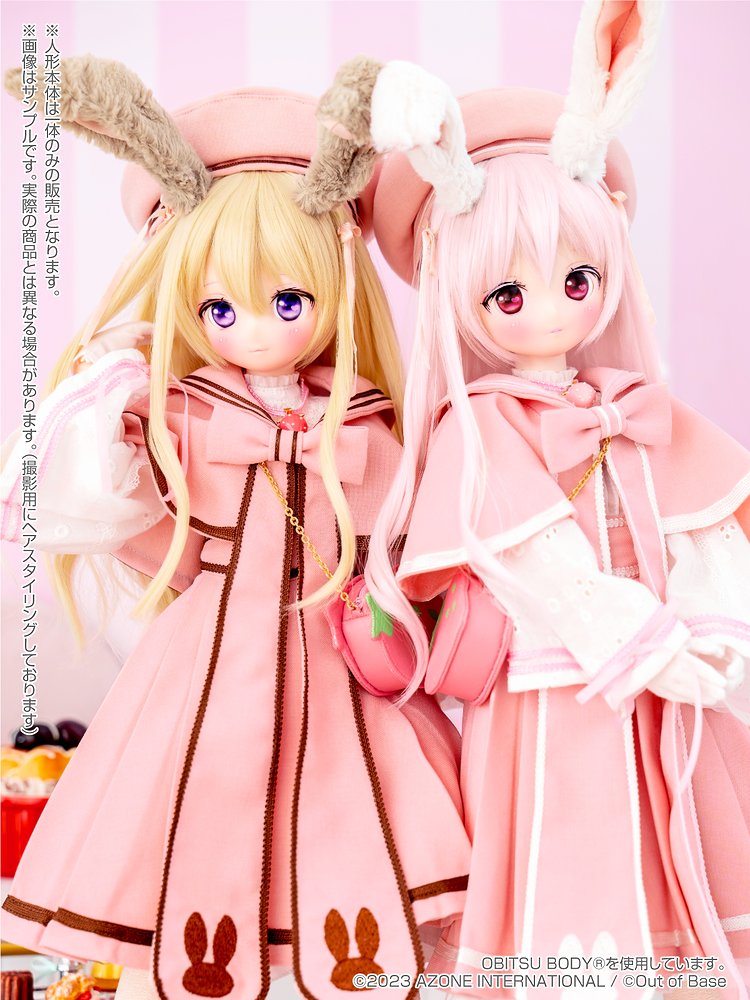 stj × Iris Collect petit うらら～Fluffy strawberry bunny