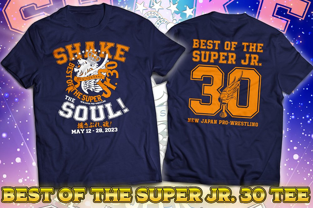 BEST OF THE SUPER Jr. 30 大会記念 ドライTシャツ（ネイビー） [新