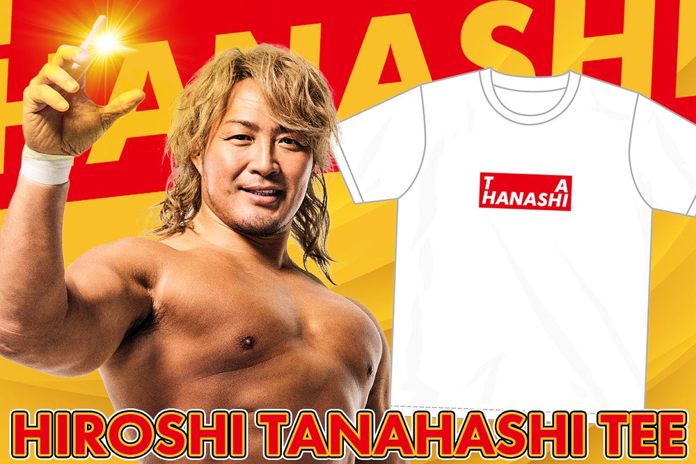 棚橋弘至「TAHANASHI」Tシャツ [新日本プロレスリング] | キャラクター