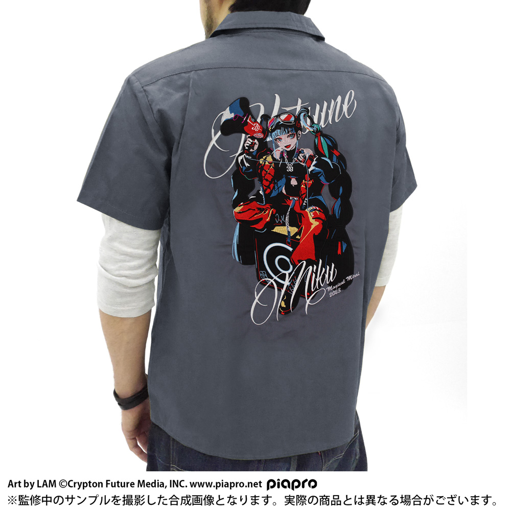 ☆限定☆初音ミク 刺繍ワークシャツ マジカルミライ2023 Ver