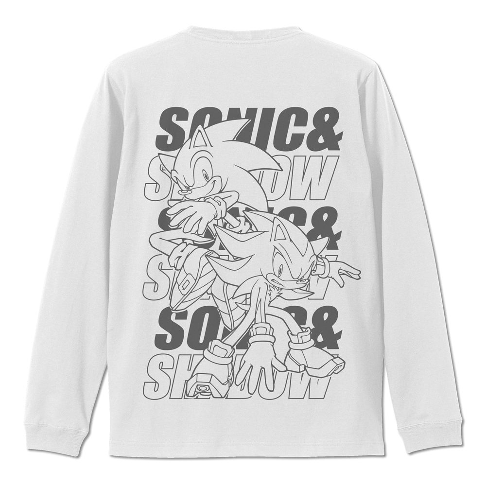SONIC＆SHADOW 袖ロングスリーブTシャツ [ソニック・ザ・ヘッジホッグ