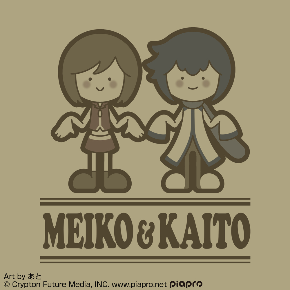 MEIKO＆KAITO Tシャツ あと Ver. [MEIKO・KAITO] | キャラクターグッズ