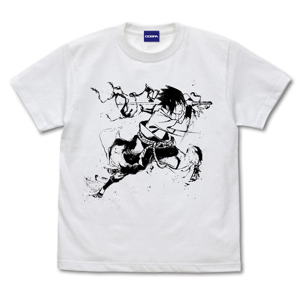 Kフォローで割引多数出品中うずまきナルト　NARUTO サスケ　ヴィンテージ　アニメ　Tシャツ　薄灰色　L