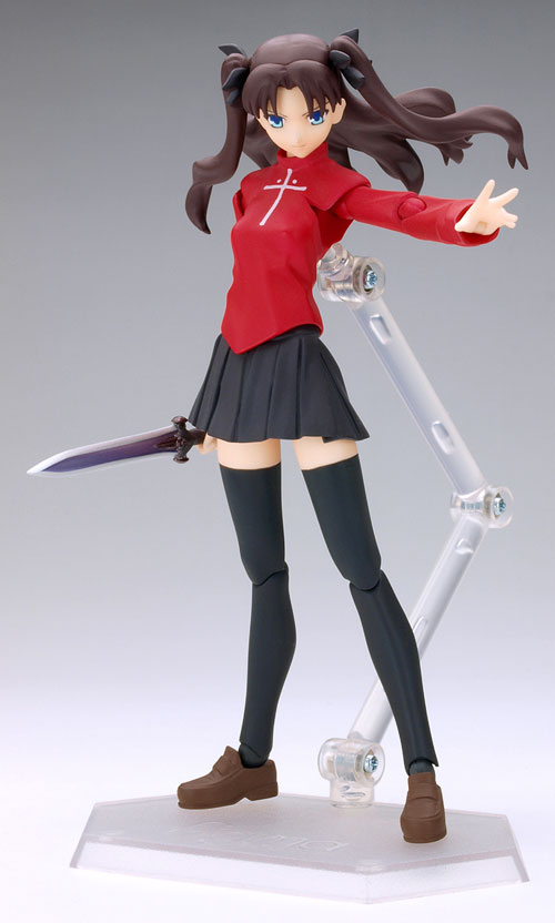 ABS＆PVC塗装済み可動フィギュア figma 遠坂 凛 私服Ver. [Fate/stay