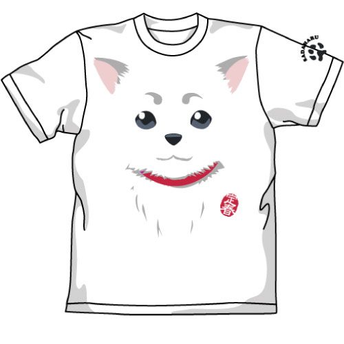 定春フェイスtシャツ 銀魂 キャラクターグッズ販売のジーストア Gee Store