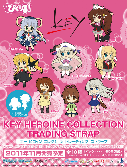 ぴくりる！ Key Heroine Collection tradingstrap -キー ヒロイン