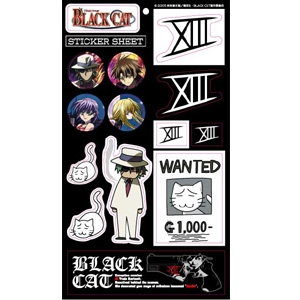 ブラックキャットステッカーシート Black Cat キャラクターグッズ アパレル製作販売のコスパ Cospa Cospa Inc
