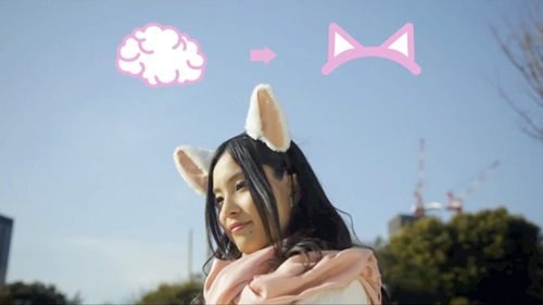 necomimi ～脳波で動く、ネコのミミ。～ [neurowear] | キャラクターグッズ販売のジーストア｜GEE!STORE