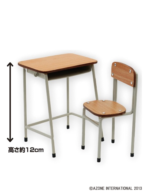 AFN026【1/6サイズドール用】学校の机とイス [Azone Furniture 